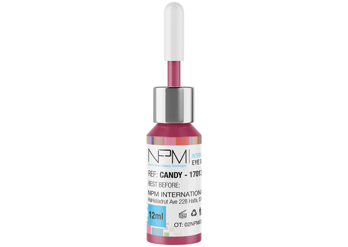 Candy roze pmu pigment ogen